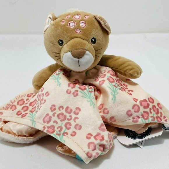 Mary Meyer Little Leopard Plush Security Blanket Lovey Blankie Toy Infant Baby - Picture 2 of 12